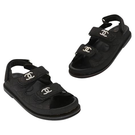 chanel sandals grey|chanel sandals men.